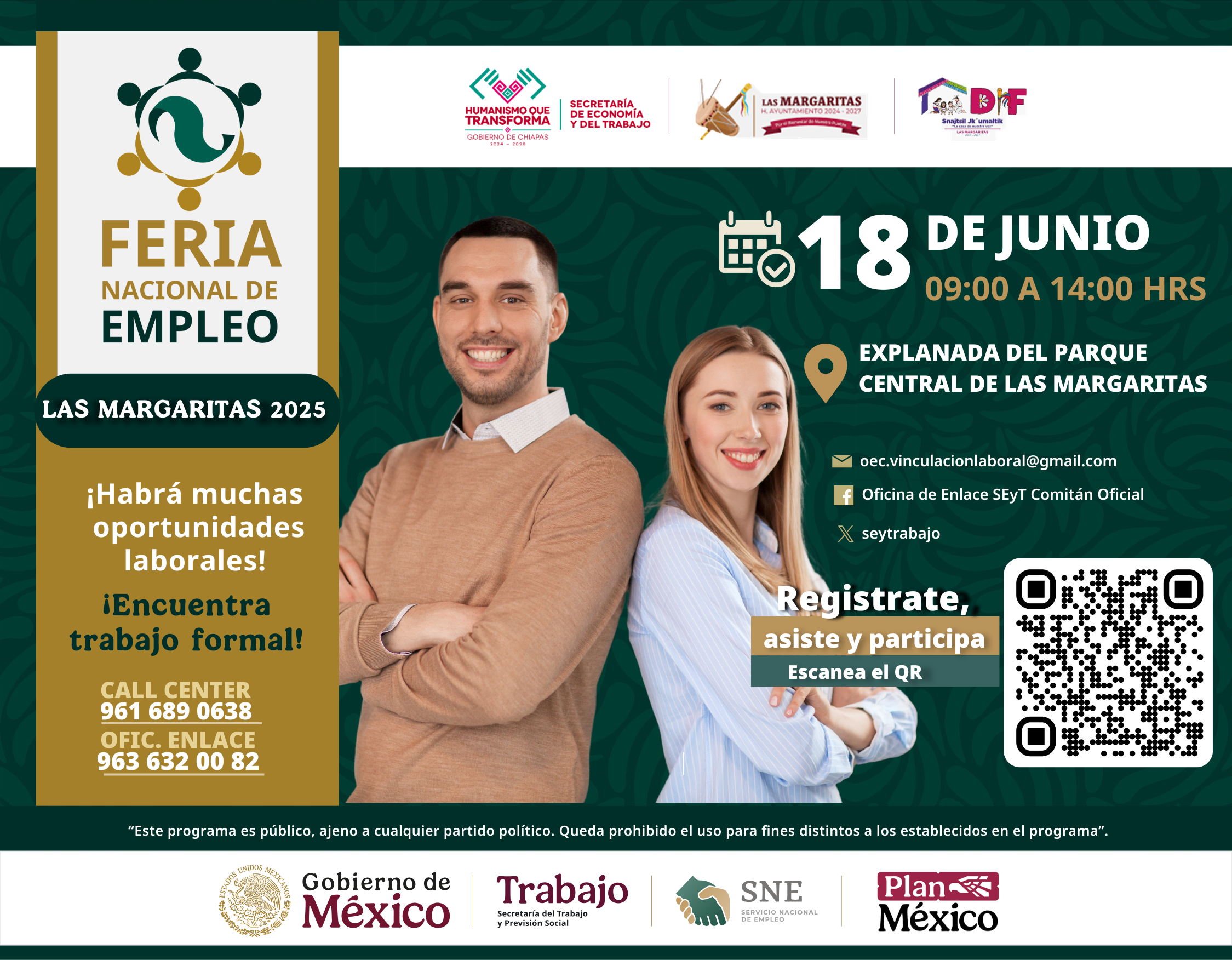 Feria Nacional de Empleo Las Margaritas 2025