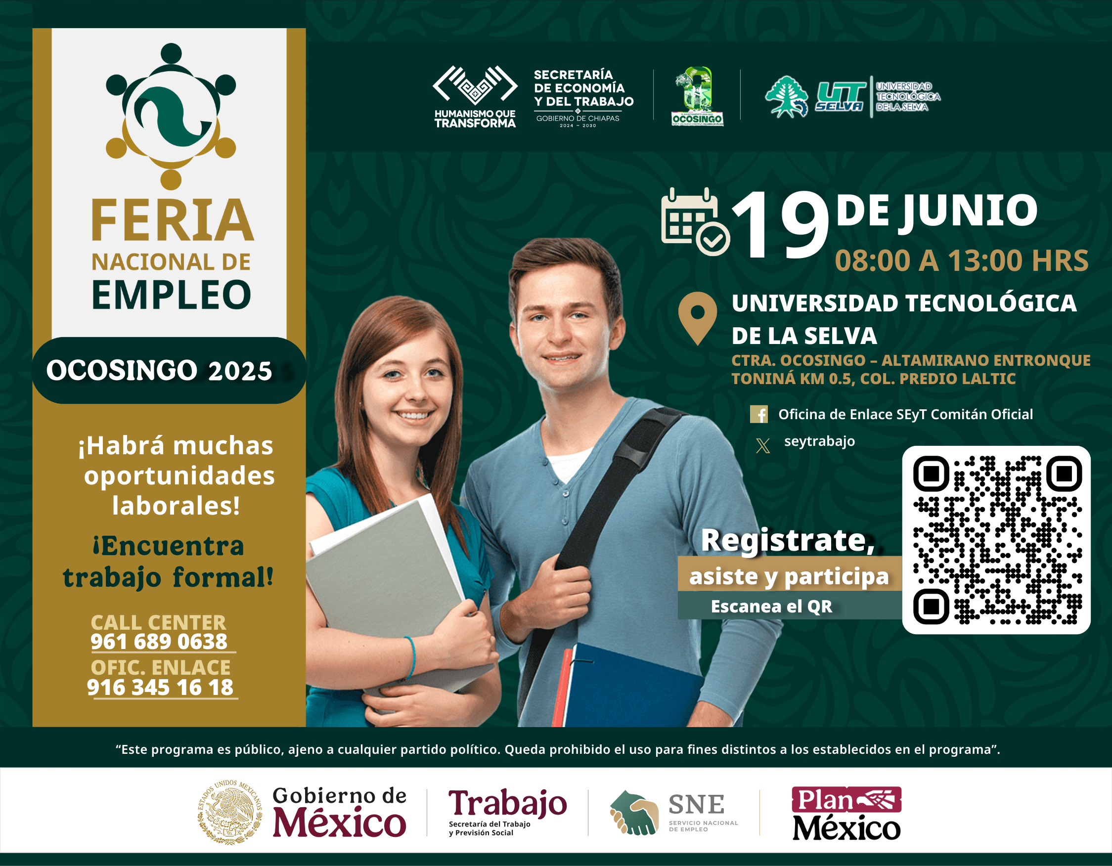 Feria Nacional de Empleo Ocosiongo 2025