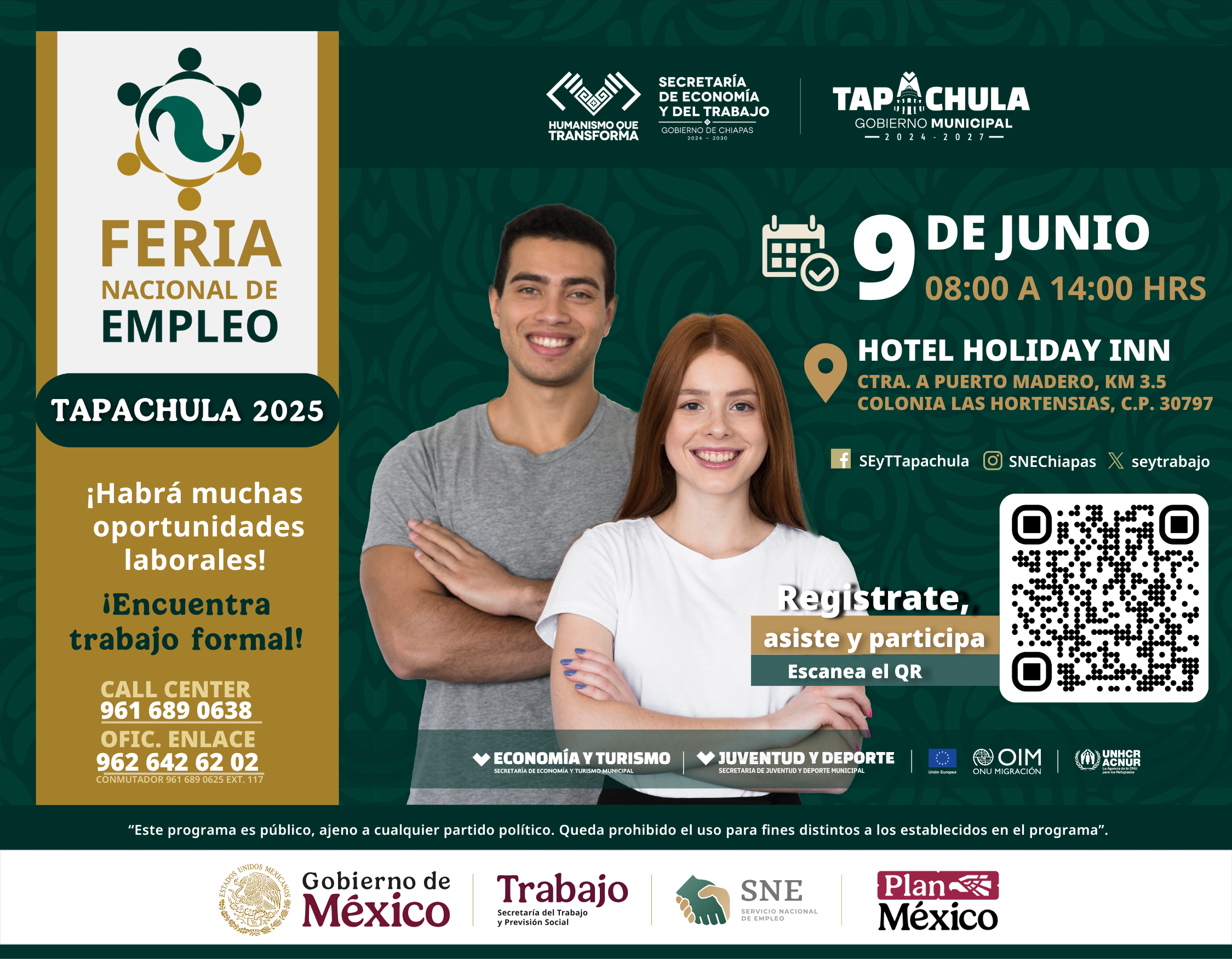 Feria Nacional de Empleo Tapachula 2025